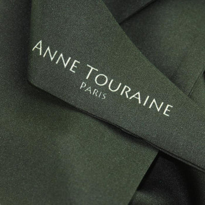 Silk twillies: black silk twilly by ANNE TOURAINE Paris™