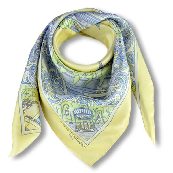 Patterned silk scarf Lufranzi, STD