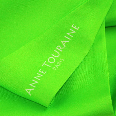 Silk twillies: green silk twilly by ANNE TOURAINE Paris™