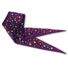 Silk twillies: fancy purple silk twilly by ANNE TOURAINE Paris™
