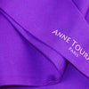 Silk twillies: violet blue silk twilly by ANNE TOURAINE Paris™