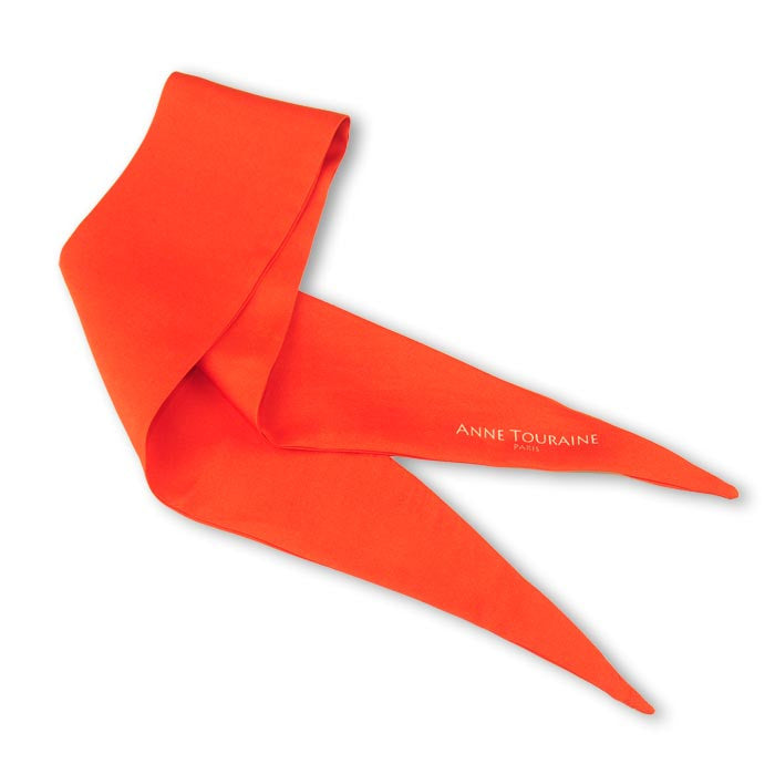 Silk twillies: red silk twilly by ANNE TOURAINE Paris™