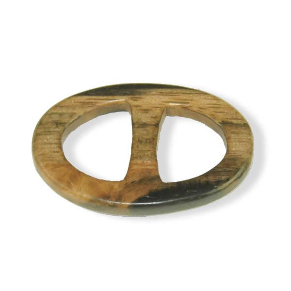 Bordeaux Lacquer Horn Scarf Ring– Dora Nola