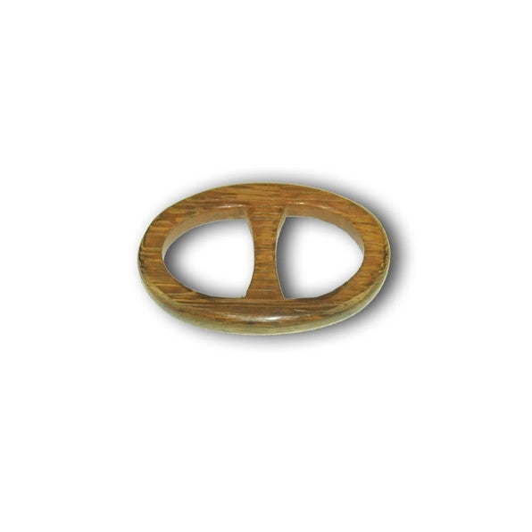 Exotic wood handcrafted scarf ring. Medium size. A fun, essential, and versatile complementary to your ANNE TOURAINE Paris™ silk scarves. (1)