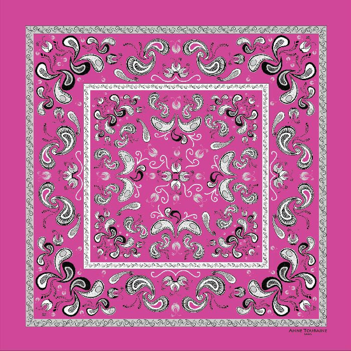 pink bandana print