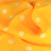 Orange polka dot silk chiffon scarf, oblong shape. Lightweight and easy to tie. Scarf by ANNE TOURAINE Paris™ (4)